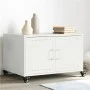 Kaltgewalzter weißer Stahllaminattisch 68x50x43,5 cm von , Couchtisch - Ref: Foro24-846691, Preis: 78,75 €, Rabatt: %