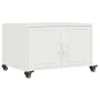 Kaltgewalzter weißer Stahllaminattisch 68x50x43,5 cm von , Couchtisch - Ref: Foro24-846691, Preis: 78,75 €, Rabatt: %