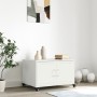 Kaltgewalzter weißer Stahllaminattisch 68x50x43,5 cm von , Couchtisch - Ref: Foro24-846691, Preis: 79,63 €, Rabatt: %