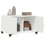 Kaltgewalzter weißer Stahllaminattisch 68x50x43,5 cm von , Couchtisch - Ref: Foro24-846691, Preis: 78,75 €, Rabatt: %