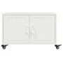 Kaltgewalzter weißer Stahllaminattisch 68x50x43,5 cm von , Couchtisch - Ref: Foro24-846691, Preis: 78,75 €, Rabatt: %