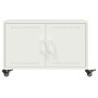 Kaltgewalzter weißer Stahllaminattisch 68x50x43,5 cm von , Couchtisch - Ref: Foro24-846691, Preis: 79,63 €, Rabatt: %