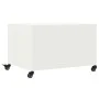 Kaltgewalzter weißer Stahllaminattisch 68x50x43,5 cm von , Couchtisch - Ref: Foro24-846691, Preis: 78,75 €, Rabatt: %