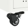 Cold-rolled white steel center table 68x50x43.5 cm by , Coffee table - Ref: Foro24-846691, Price: 78,75 €, Discount: %