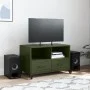 TV-Möbel aus kaltgewalztem Stahl in Olivgrün, 68x39x43,5 cm. von , TV-Möbel - Ref: Foro24-846702, Preis: 67,46 €, Rabatt: %