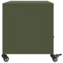 TV-Möbel aus kaltgewalztem Stahl in Olivgrün, 68x39x43,5 cm. von , TV-Möbel - Ref: Foro24-846702, Preis: 67,46 €, Rabatt: %