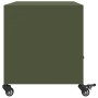 TV-Möbel aus kaltgewalztem Stahl in Olivgrün, 68x39x43,5 cm. von , TV-Möbel - Ref: Foro24-846702, Preis: 68,09 €, Rabatt: %