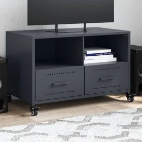 TV-Möbel aus kaltgewalztem Stahl in Anthrazit 68x39x43,5 cm von , TV-Möbel - Ref: Foro24-846700, Preis: 67,32 €, Rabatt: %