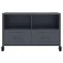 TV-Möbel aus kaltgewalztem Stahl in Anthrazit 68x39x43,5 cm von , TV-Möbel - Ref: Foro24-846700, Preis: 67,32 €, Rabatt: %