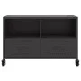 TV stand made of black cold-rolled steel, measuring 68x39x43.5 cm. by , TV Furniture - Ref: Foro24-846698, Price: 64,95 €, Di...