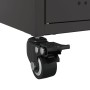 TV stand made of black cold-rolled steel, measuring 68x39x43.5 cm. by , TV Furniture - Ref: Foro24-846698, Price: 65,34 €, Di...