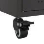 TV stand made of black cold-rolled steel, measuring 68x39x43.5 cm. by , TV Furniture - Ref: Foro24-846698, Price: 64,95 €, Di...