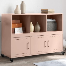 Cold-rolled steel sideboard in pink 100.5x39x72 cm by , Sideboards - Ref: Foro24-846735, Price: 133,85 €, Discount: %