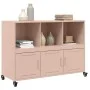 Cold-rolled steel sideboard in pink 100.5x39x72 cm by , Sideboards - Ref: Foro24-846735, Price: 130,60 €, Discount: %