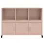 Cold-rolled steel sideboard in pink 100.5x39x72 cm by , Sideboards - Ref: Foro24-846735, Price: 130,60 €, Discount: %