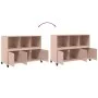 Cold-rolled steel sideboard in pink 100.5x39x72 cm by , Sideboards - Ref: Foro24-846735, Price: 130,60 €, Discount: %