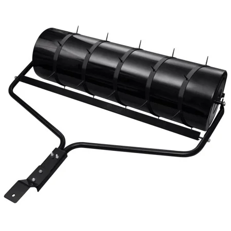 Lawn roller with black iron aerator clamps 63 L by , Lawn rollers - Ref: Foro24-3308005, Price: 268,95 €, Discount: %