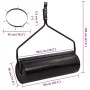 Lawn roller with black iron aerator clamps 63 L by , Lawn rollers - Ref: Foro24-3308005, Price: 268,95 €, Discount: %