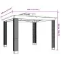 Pavillon mit doppeltem Dach aus cremefarbenem Stoff, 2,94x2,94 m. von , Zelte und Pavillons - Ref: Foro24-368444, Preis: 349,...