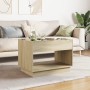 Coffee table with Infinity LED Sonoma oak 70x50x50 cm by , Coffee table - Ref: Foro24-847660, Price: 99,44 €, Discount: %