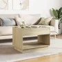 Coffee table with Infinity LED Sonoma oak 70x50x50 cm by , Coffee table - Ref: Foro24-847660, Price: 98,16 €, Discount: %