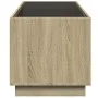 Coffee table with Infinity LED Sonoma oak 70x50x50 cm by , Coffee table - Ref: Foro24-847660, Price: 98,16 €, Discount: %