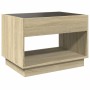 Coffee table with Infinity LED Sonoma oak 70x50x50 cm by , Coffee table - Ref: Foro24-847660, Price: 99,44 €, Discount: %