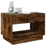 Coffee table with Infinity LED smoked oak 70x50x50 cm by , Coffee table - Ref: Foro24-847662, Price: 98,83 €, Discount: %