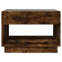 Coffee table with Infinity LED smoked oak 70x50x50 cm by , Coffee table - Ref: Foro24-847662, Price: 98,83 €, Discount: %