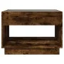 Coffee table with Infinity LED smoked oak 70x50x50 cm by , Coffee table - Ref: Foro24-847662, Price: 97,47 €, Discount: %