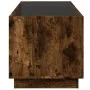 Coffee table with Infinity LED smoked oak 70x50x50 cm by , Coffee table - Ref: Foro24-847662, Price: 97,47 €, Discount: %