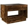 Coffee table with Infinity LED smoked oak 70x50x50 cm by , Coffee table - Ref: Foro24-847662, Price: 97,47 €, Discount: %