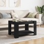 LED center table made of black engineered wood 73x53x45 cm by , Coffee table - Ref: Foro24-847547, Price: 105,45 €, Discount: %
