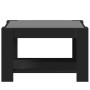 LED center table made of black engineered wood 73x53x45 cm by , Coffee table - Ref: Foro24-847547, Price: 105,45 €, Discount: %