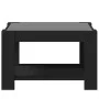 LED center table made of black engineered wood 73x53x45 cm by , Coffee table - Ref: Foro24-847547, Price: 103,95 €, Discount: %