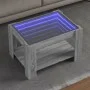 Center table and LED engineered wood in Sonoma gray, 73x53x45 cm by , Coffee table - Ref: Foro24-847551, Price: 116,51 €, Dis...