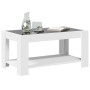 LED-Couchtisch aus weißem Ingenieurholz 93x53x45 cm von , Couchtisch - Ref: Foro24-847553, Preis: 121,69 €, Rabatt: %