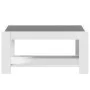 White engineered wood coffee table with LED lights 93x53x45 cm by , Coffee table - Ref: Foro24-847553, Price: 120,00 €, Disco...