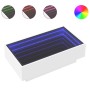LED-Couchtisch aus weißem Ingenieurholz, 90x50x30 cm. von , Couchtisch - Ref: Foro24-847518, Preis: 146,22 €, Rabatt: %
