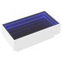 White engineered wood coffee table with LED lights 90x50x30 cm by , Coffee table - Ref: Foro24-847518, Price: 146,22 €, Disco...