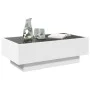 White engineered wood coffee table with LED lights 90x50x30 cm by , Coffee table - Ref: Foro24-847518, Price: 143,36 €, Disco...