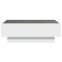 White engineered wood coffee table with LED lights 90x50x30 cm by , Coffee table - Ref: Foro24-847518, Price: 146,22 €, Disco...