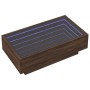 Center table and LED engineered wood in brown oak, 90x50x30 cm by , Coffee table - Ref: Foro24-847524, Price: 121,04 €, Disco...