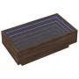 Center table and LED engineered wood in brown oak, 90x50x30 cm by , Coffee table - Ref: Foro24-847524, Price: 118,98 €, Disco...