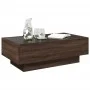 Center table and LED engineered wood in brown oak, 90x50x30 cm by , Coffee table - Ref: Foro24-847524, Price: 118,98 €, Disco...