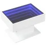 LED light white engineered wood coffee table 70x50x45 cm by , Coffee table - Ref: Foro24-847532, Price: 120,12 €, Discount: %