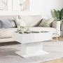 LED light white engineered wood coffee table 70x50x45 cm by , Coffee table - Ref: Foro24-847532, Price: 120,12 €, Discount: %