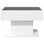 LED light white engineered wood coffee table 70x50x45 cm by , Coffee table - Ref: Foro24-847532, Price: 120,12 €, Discount: %