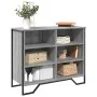 Engineered wood sideboard in Sonoma grey 91x35.5x74.5 cm by , Sideboards - Ref: Foro24-848552, Price: 67,57 €, Discount: %