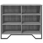 Engineered wood sideboard in Sonoma grey 91x35.5x74.5 cm by , Sideboards - Ref: Foro24-848552, Price: 67,57 €, Discount: %